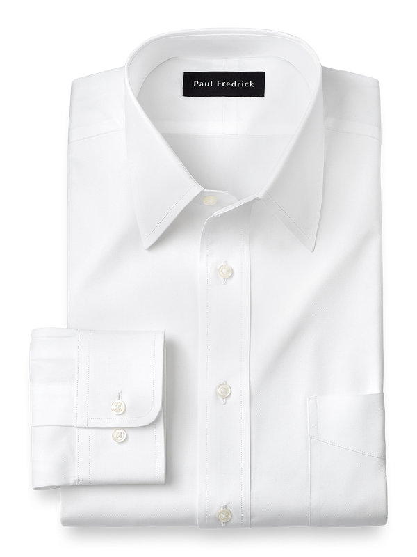 Superfine Egyptian Cotton Solid Color Straight Collar Dress Shirt