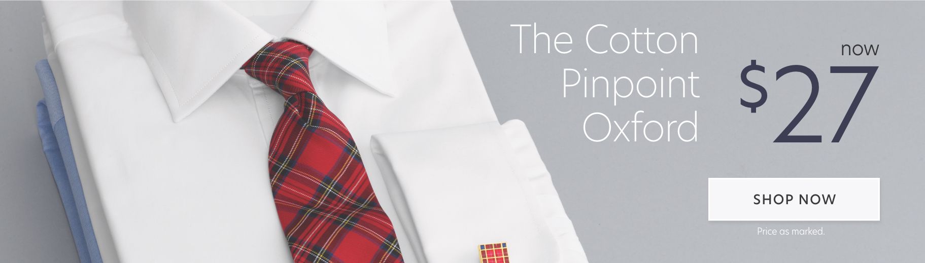 $27 Pinpoint Cotton Dress Shirts