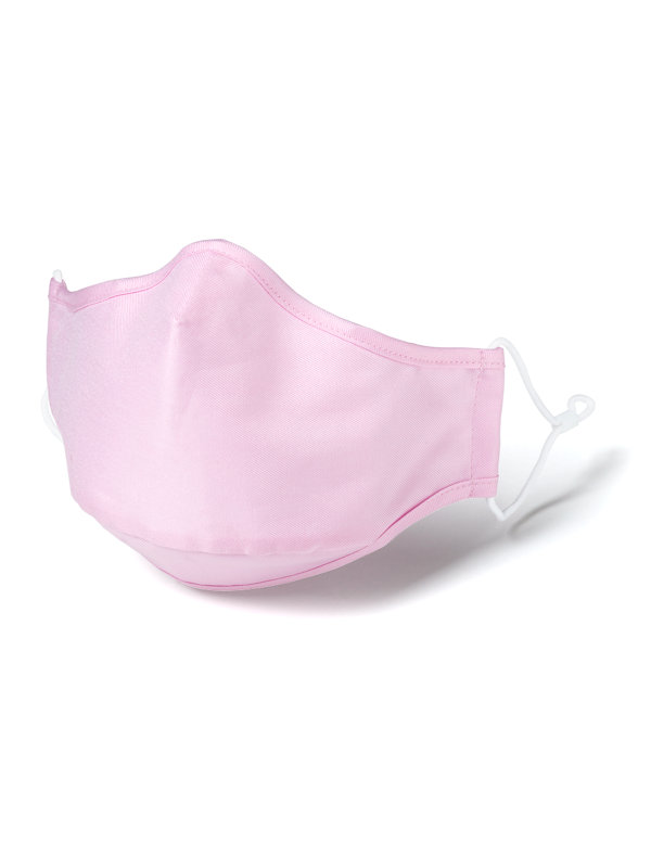 Cotton Twill Pink Face Mask