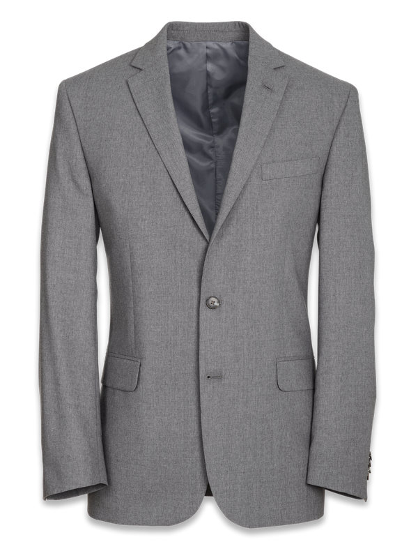 Classic Fit Essential Wool Notch Lapel Suit Jacket