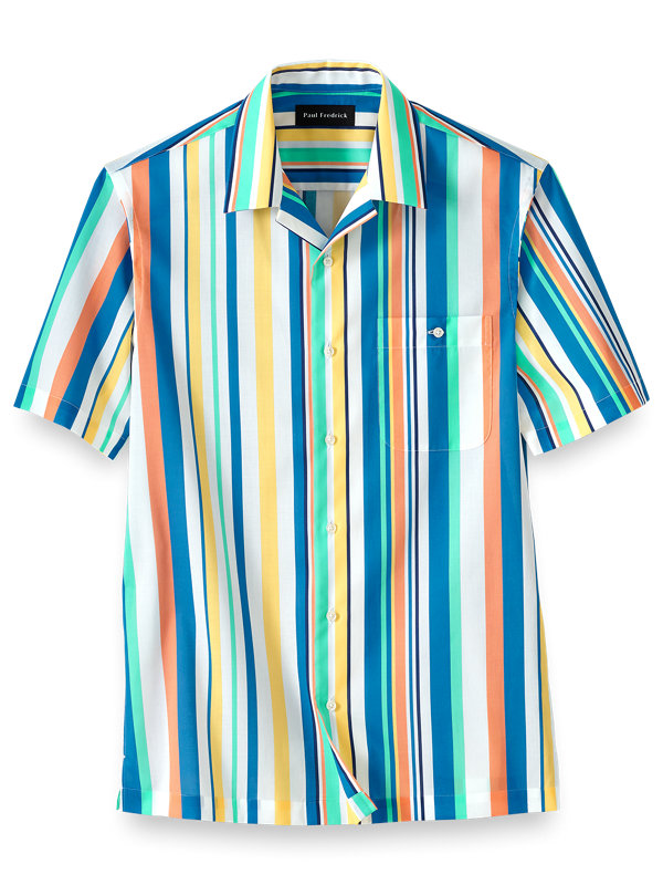 Cotton Stripe Casual Shirt