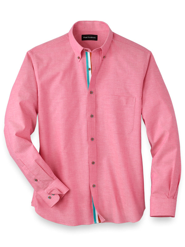 Easy Care Cotton Solid Casual Shirt