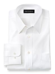 a white dress shirt