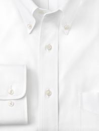 Large Button Pinpoint Non-Iron Shirt