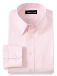 Non-Iron Cotton Pinpoint Straight Collar Dress Shirt | Paul Fredrick