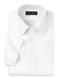 white short sleeve dress shirt