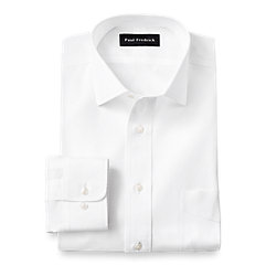 Supima Non-Iron Cotton Solid Color Spread Collar Dress Shirt