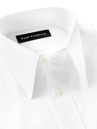 Pinpoint Solid White Non-Iron Dress Shirt