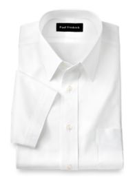 big and tall white short sleeve dress shirt