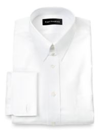 White collar french cuff cheap dress shirts