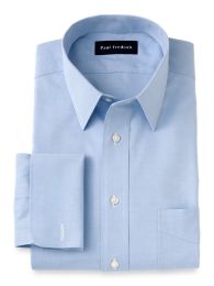 Men's Blue French Cuff Dress Shirts