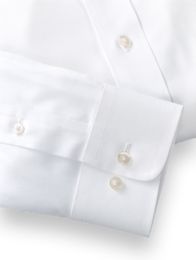 Polka-Dot Trim Double-Button Secret Snap - NY&C Madison Shirt
