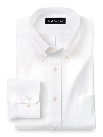 White Slim Dress Shirts | Paul Fredrick