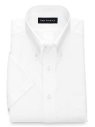 short sleeve white dress shirt slim fit