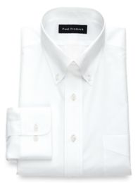 Slim Fit NonIron Cotton Broadcloth Solid Color Button Down Collar