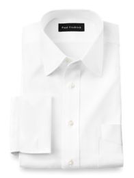 spread collar french cuff dress shirt