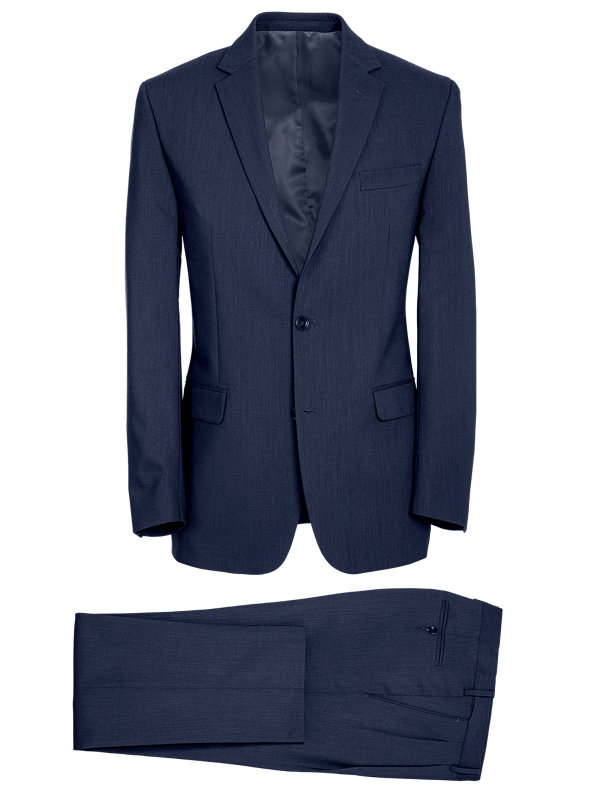 Classic Fit Essential Wool Notch Lapel Suit