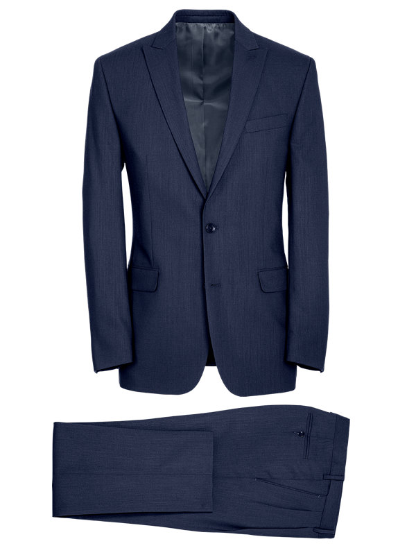 Classic Fit Essential Wool Peak Lapel Suit