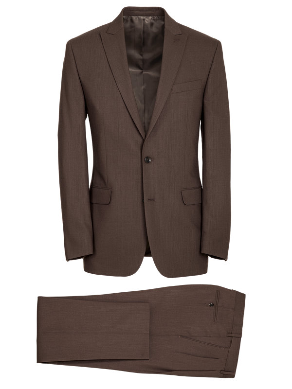 Classic Fit Essential Wool Peak Lapel Suit