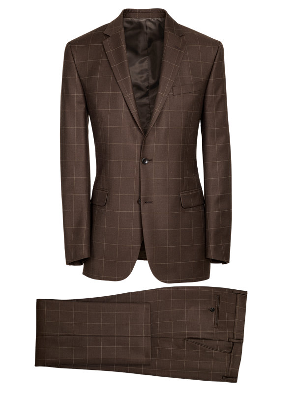 Tailored Fit Essential Wool Notch Lapel Suit