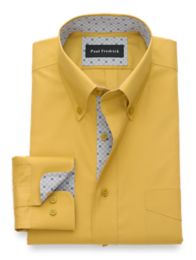 mens yellow dress shirts