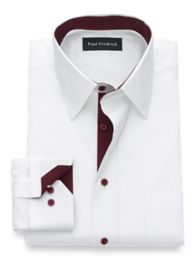 non transparent white dress shirt