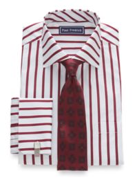 red and white striped dress shirt mens