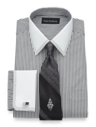 white collar french cuff dress shirts