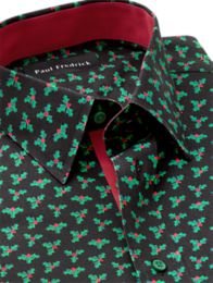 Non-iron Cotton Holly Dress Shirt With Contrast Trim – Paul Fredrick