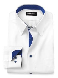 Men's Formal Dress Shirt, High Collar Shirt