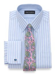 mens double cuff white shirt