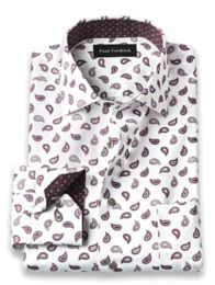 paisley print dress shirt