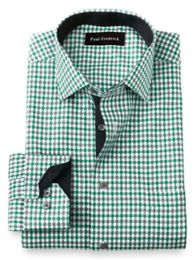 green check dress shirt