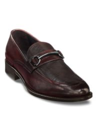 Benson Buckle Detailed Brown Leather Loafer