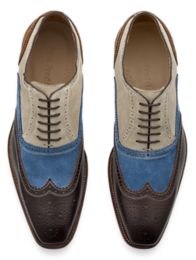 Sapato oxford salto grosso hot sale desmond