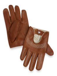 Goatskin Leather Driving Gloves Paul Fredrick 9186