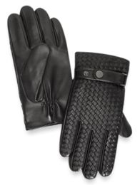 Goatskin Woven Leather Gloves Paul Fredrick