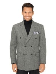 Authentic Harris Tweed Wool Herringbone Sport Coat Paul Fredrick