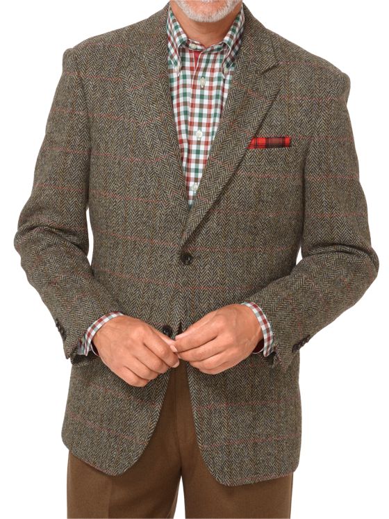 Harris Tweed Windowpane Sport Coat | Paul Fredrick