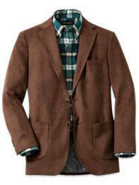 Suede sport online coat