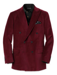 Corduroy Double Breasted Peak Lapel Sport Coat – Paul Fredrick