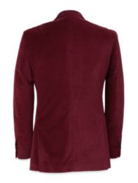 Burgundy velvet sport outlet coat