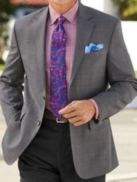 Wool Notch Lapel Sport Coat Paul Fredrick