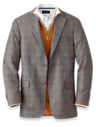 Men's Jacket in Solid Whiskey Wool | Paul Fredrick