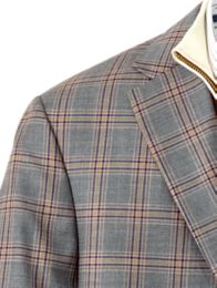 Men's Jacket in Solid Whiskey Wool | Paul Fredrick