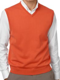 cotton v neck vest