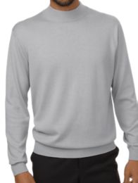 mens silk mock turtleneck sweaters