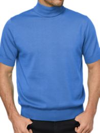 Download Supima Cotton Short Sleeve Mock Neck | Paul Fredrick