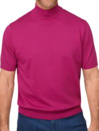 big and tall short sleeve mock turtleneck