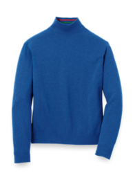 Silk, Cotton & Cashmere Mock Neck Sweater – Paul Fredrick